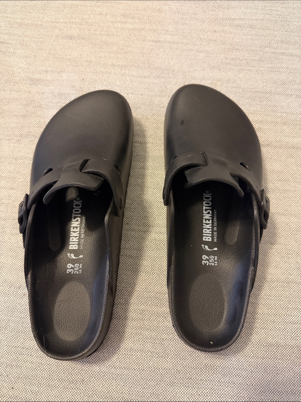 Birkenstock Boston Mule Clogs in Black